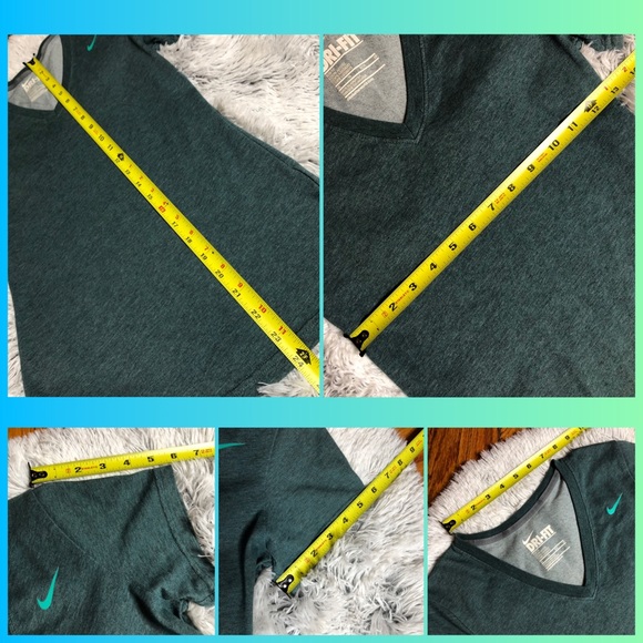Nike dri-fit short sleeve vneck t-shirt - Picture 3 of 4